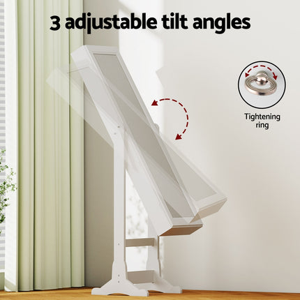 Artiss Jewellery Cabinet Mirror Free Standing.