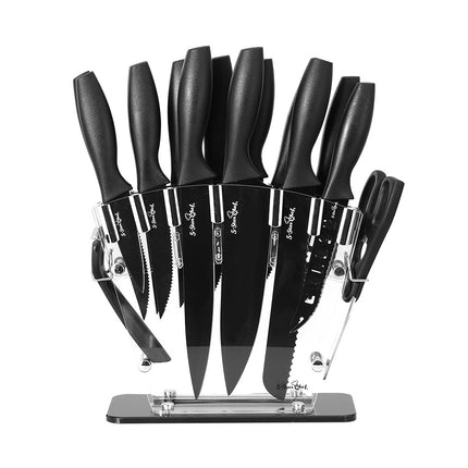 5-Star Chef 7PCS Kitchen Knife Set Stainless Steel Non-stick with Sharpener.