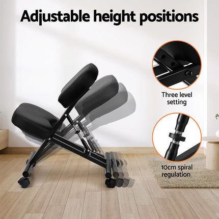 Artiss Kneeling Chair Ergonomic Office Chairs Home Knee Seat Posture Stretch Rest.