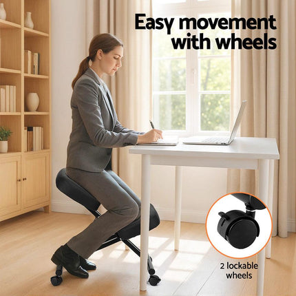 Artiss Kneeling Chair Ergonomic Office Chairs Home Knee Seat Posture Stretch Rest.