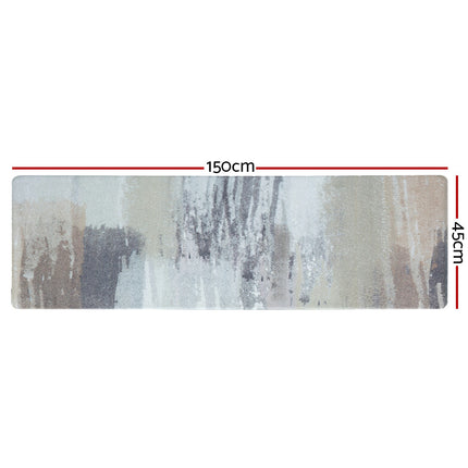 Artiss Kitchen Mat 45x150cm PVC Floor Rug Carpet Non-slip Lydia.