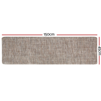 Artiss Kitchen Mat 45x150cm Textilene Floor Rug Carpet Non-slip.