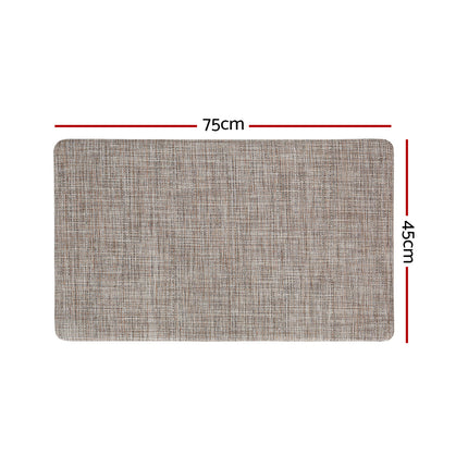 Artiss Kitchen Mat 45x75cm Textilene Floor Rug Carpet Non-slip.