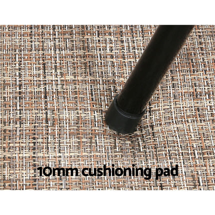 Artiss Kitchen Mat 45x75cm Textilene Floor Rug Carpet Non-slip.