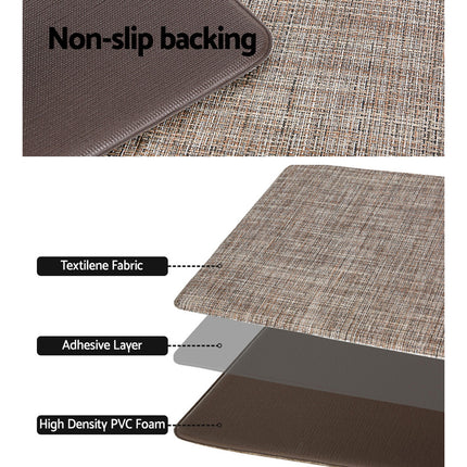 Artiss Kitchen Mat 45x75cm Textilene Floor Rug Carpet Non-slip.