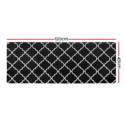Artiss Kitchen Mat 45x120cm PVC Floor Rug Carpet Non-slip Gina.