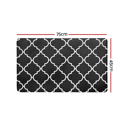 Artiss Kitchen Mat 45x75cm PVC Floor Rug Carpet Non-slip Gina.