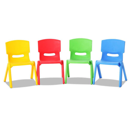 Keezi Kids Chairs Set Plastic Set of 4 Activity Study Chair 50KG.