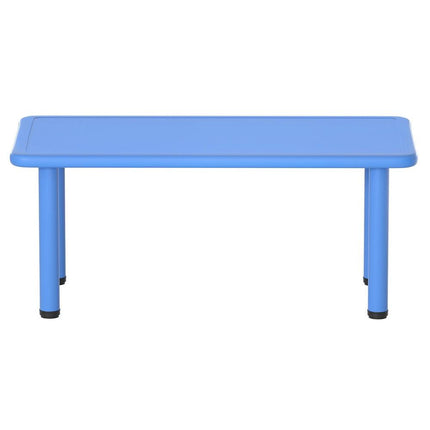 Keezi Kids Table Plastic Square Activity Study Desk 60X120CM.