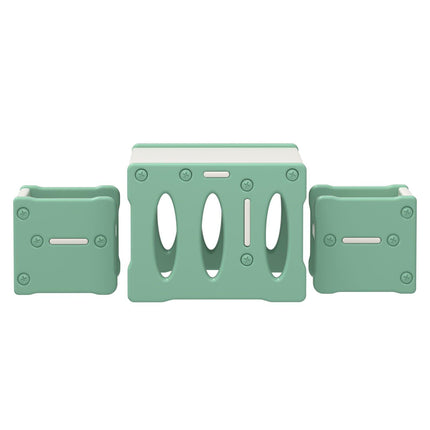 Keezi 3PCS Kids Table and Chairs Set HDPE.