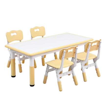 1 Keezi Kids Table and 4 Chairs Set Graffiti.