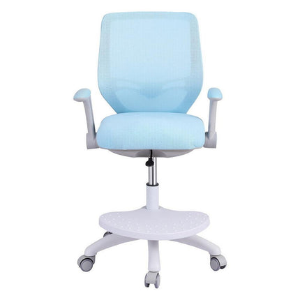 Keezi Kids Ergonomic Study Chair Adjustable w/ Wheels Footrest Blue.