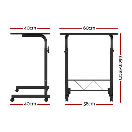 Artiss Laptop Desk Table Adjustable 60CM Black.
