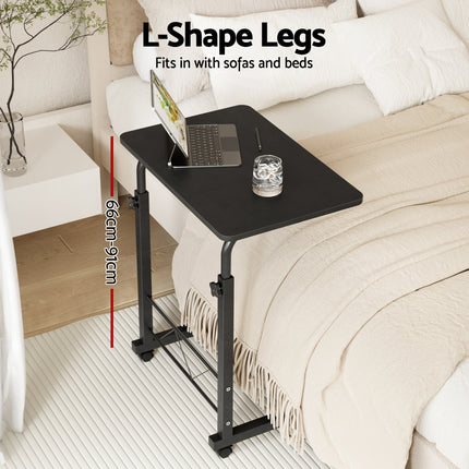 Artiss Laptop Desk Table Adjustable 60CM Black.