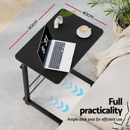 Artiss Laptop Desk Table Adjustable 60CM Black.