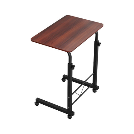 Artiss Laptop Desk Table Adjustable 60CM Dark Wood.