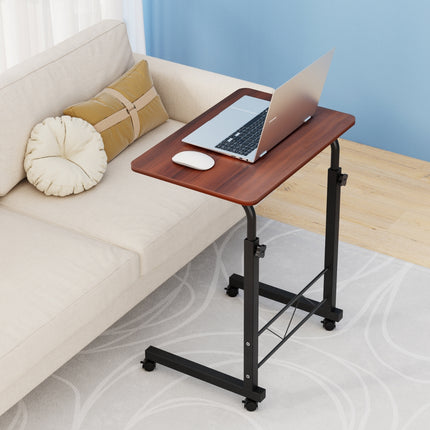 Artiss Laptop Desk Table Adjustable 60CM Dark Wood.