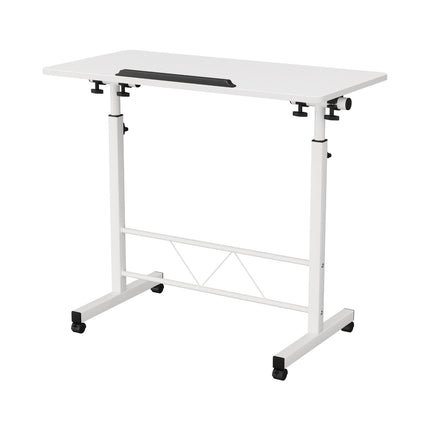 Artiss Laptop Desk Table Adjustable 80CM White.