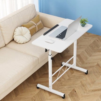 Artiss Laptop Desk Table Adjustable 80CM White.
