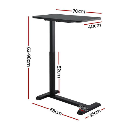 Artiss Laptop Desk Height Adjustable Mobile Workstation Computer Desks 70CM.