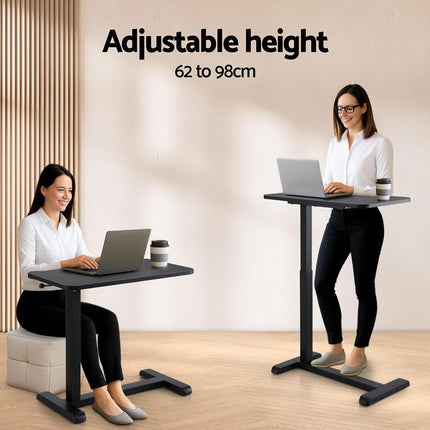 Artiss Laptop Desk Height Adjustable Mobile Workstation Computer Desks 70CM.