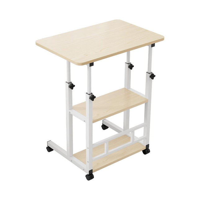 Artiss Laptop Desk Height Adjustable Mobile Workstation Computer Desks 60CM.