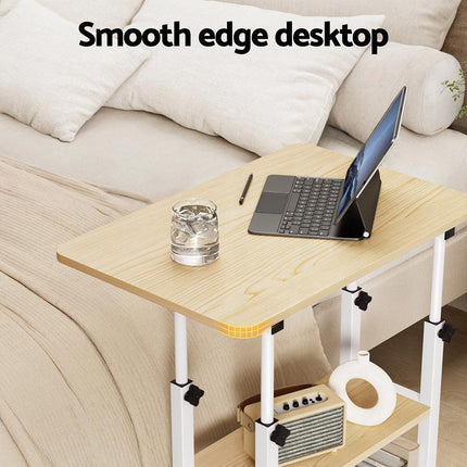 Artiss Laptop Desk Height Adjustable Mobile Workstation Computer Desks 60CM.