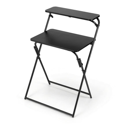 Artiss Laptop Desk Foldable Study Desk Home Office Black.
