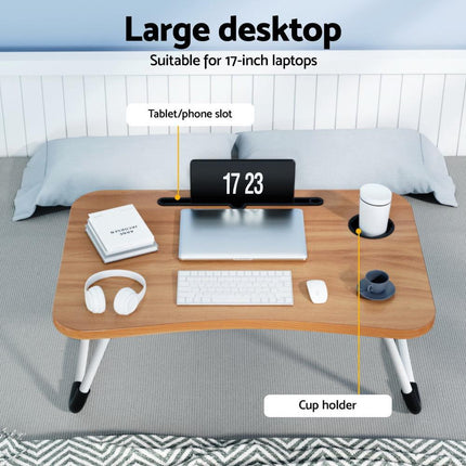 Laptop Desk Table Foldable Stand Lap Tray Sofa Bed Portable Adjustable Desks.
