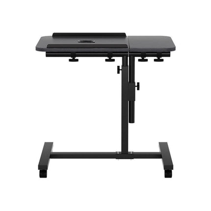 Artiss Laptop Desk Table Fan Cooling Black 60CM.