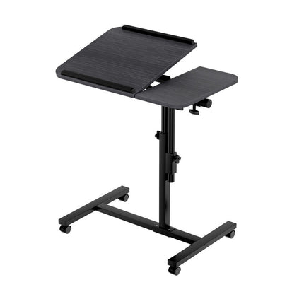 Artiss Laptop Desk Table Fan Cooling Black 60CM.
