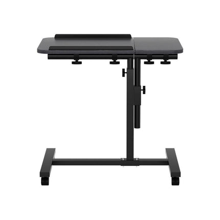 Artiss Laptop Desk Table Fan Cooling Black 60CM.