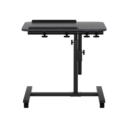 Artiss Laptop Desk Table Fan Cooling Black 60CM.