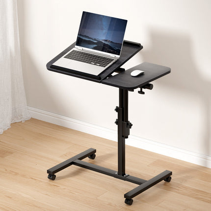 Artiss Laptop Desk Table Fan Cooling Black 60CM.