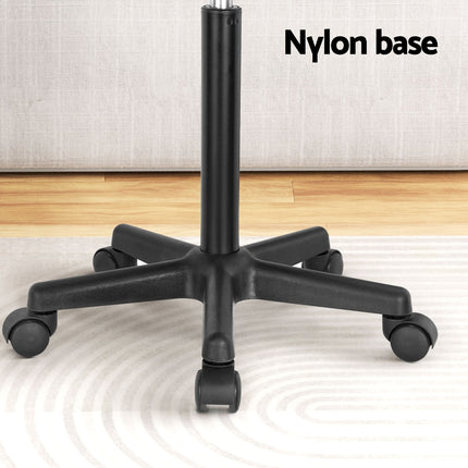 Artiss Laptop Desk Table Height Adjustable Wooden Bed Side Tables 80CM Black.