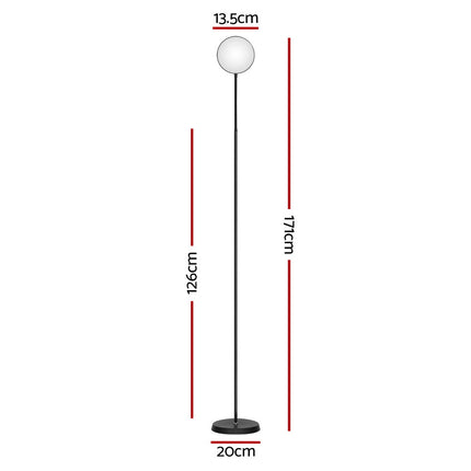 Artiss LED Floor Lamp Remote Adjustable Light Stand Home Living Room Reading.