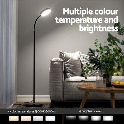 Artiss LED Floor Lamp Remote Adjustable Light Stand Home Living Room Reading.