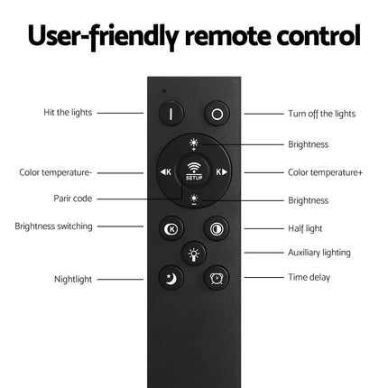 Artiss LED Floor Lamp Remote Adjustable Light Stand Home Living Room Reading.