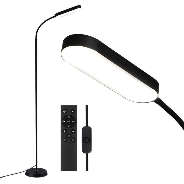 Artiss LED Floor Lamp with Remote Control & 4 Color Temperature Reading Living Room Bedroom Office.