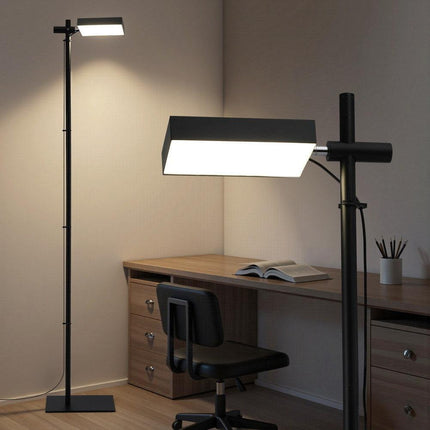 Artiss LED Floor Lamp, Modern Reading Lamp 360~ Rotating Adjustable Light Head,12W Standing Lamp for Living Room, Bedroom Office.
