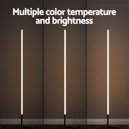 Artiss RGB LED Floor Lamp Remote Control Corner Light Stand Gaming Room 150CM.