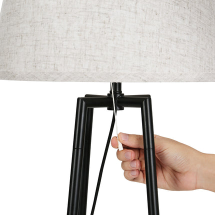 Artiss Floor Lamp 2 Tier Shelf Storage LED Light Stand Home Living Room Upright.