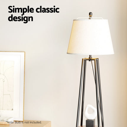 Artiss Floor Lamp 2 Tier Shelf Storage LED Light Stand Home Living Room Upright.