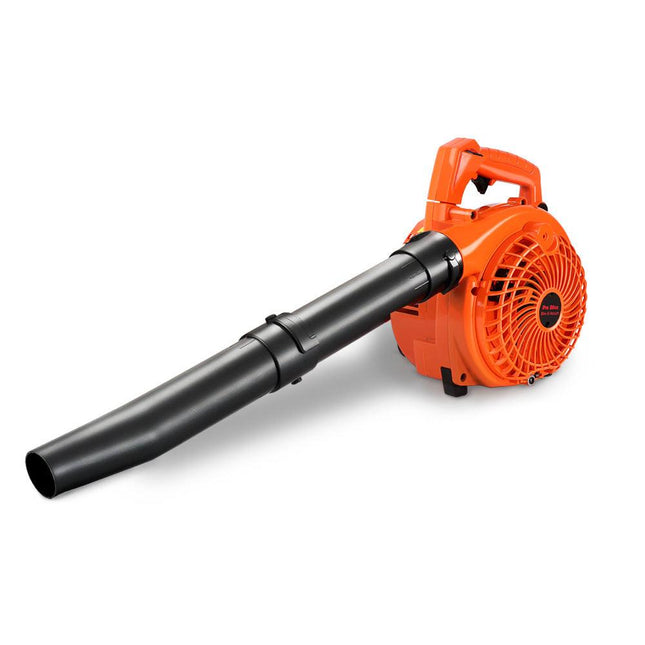 Giantz 25.4cc Petrol Leaf Blower Vacuum 2-in-1 Garden Vac Mulcher Blower Orange.