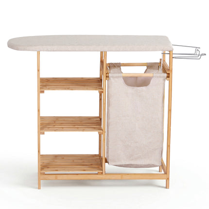 Artiss Laundry Basket Hamper with Ironing Board Bamboo.