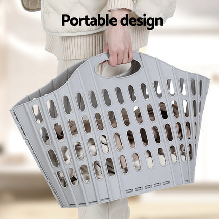 Artiss Laundry Basket Hamper Large Foldable Washing Clothes Storage Organiser.