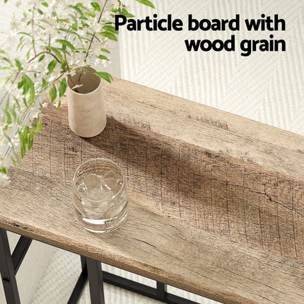 Artiss Coffee Table Side Table Walnut Anika.