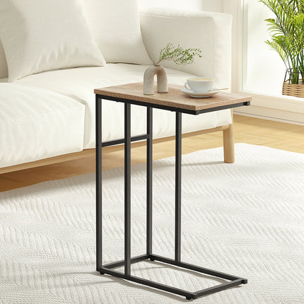 Artiss Coffee Table Side Table Walnut Anika.