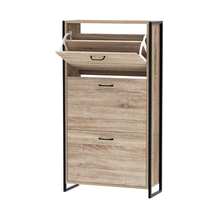 Artiss Shoe Rack Cabinet Adjustable Shelves 24 Pairs Tim.