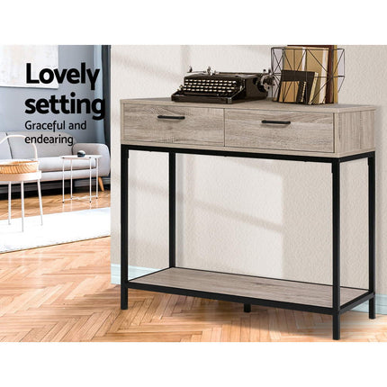 Artiss TV Cabinet Entertainment Unit 132cm Pine Tania.